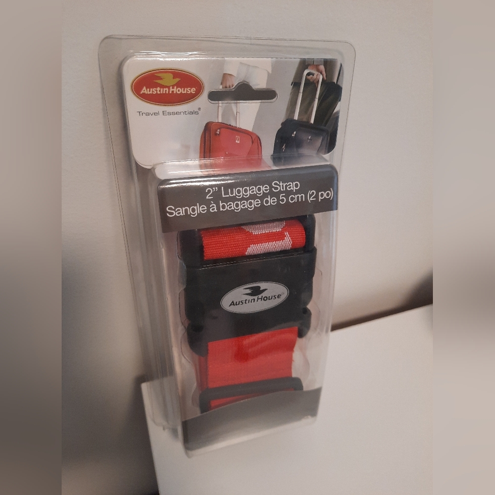 Red 2" Luggage Strap